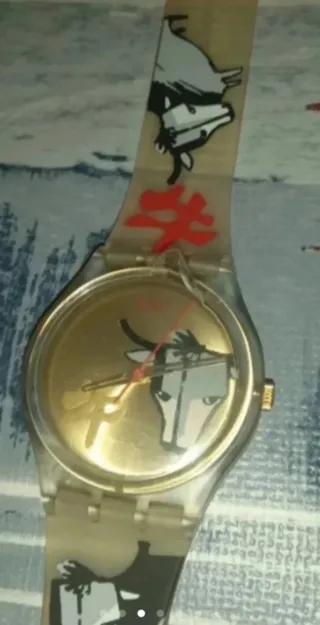 Orologio Swatch Bull Parade Chiny Toro Year Collection 