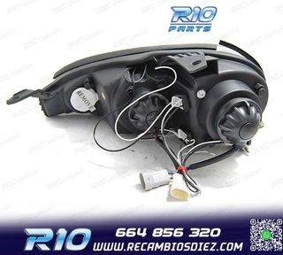 FAROS MAZDA MX5 01-05 OJOS ANGEL NEGROS