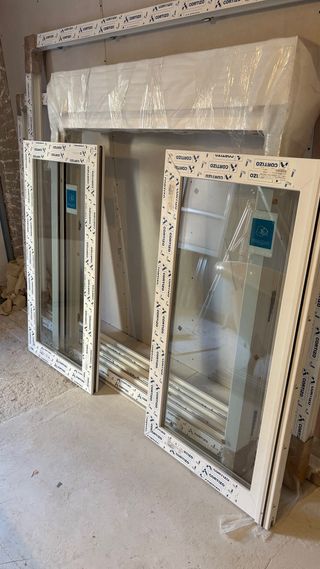 Ventana PVC corredera Cortizo