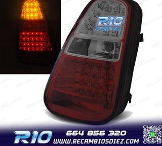 PILOTOS MINI COOPER R50 R52 R53 04-06 LED ROJO AHUMADO