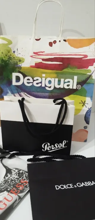 Bolsas de papel/cartón de marcas