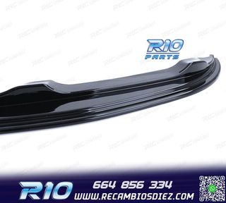 SPOILER LIP BMW E90 E91 05-08 PACK M NEGRO BRILLO