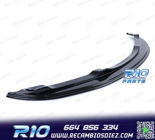 SPOILER LIP BMW E90 E91 05-08 PACK M NEGRO BRILLO