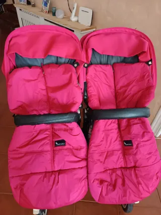 Bugaboo Donkey Sillas Gemelares Rosa
Cochecito