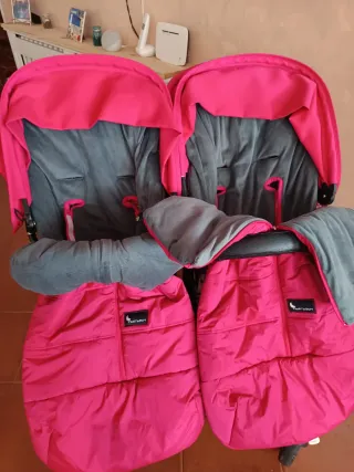 Bugaboo Donkey Sillas Gemelares Rosa
Cochecito