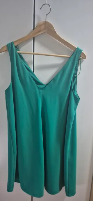 Vestido corto verde