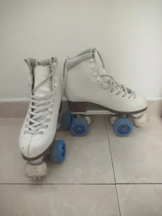 Patines artísticos blancos T38