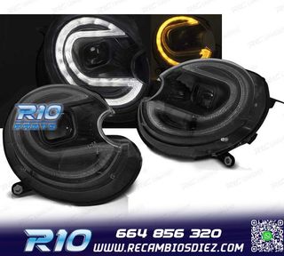 FAROS XENON MINI COOPER 06-14 LED NEGRO