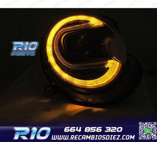FAROS XENON MINI COOPER 06-14 LED NEGRO