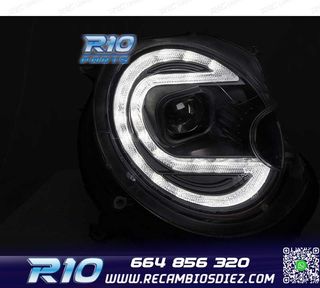 FAROS XENON MINI COOPER 06-14 LED NEGRO