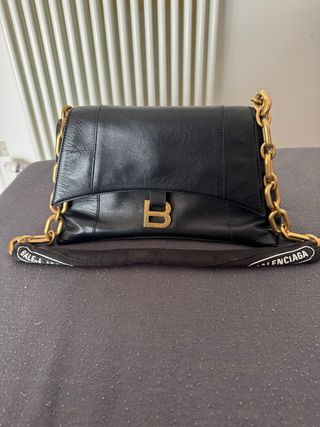 Borsa Balenciaga Pelle Nera Oro autentic