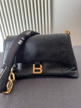 Borsa Balenciaga Pelle Nera Oro autentic