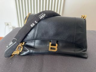Borsa Balenciaga Pelle Nera Oro autentic