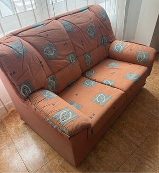 Sofá de 2 plazas estampado