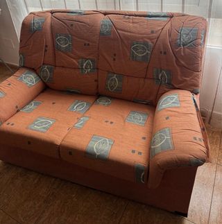Sofá de 2 plazas estampado