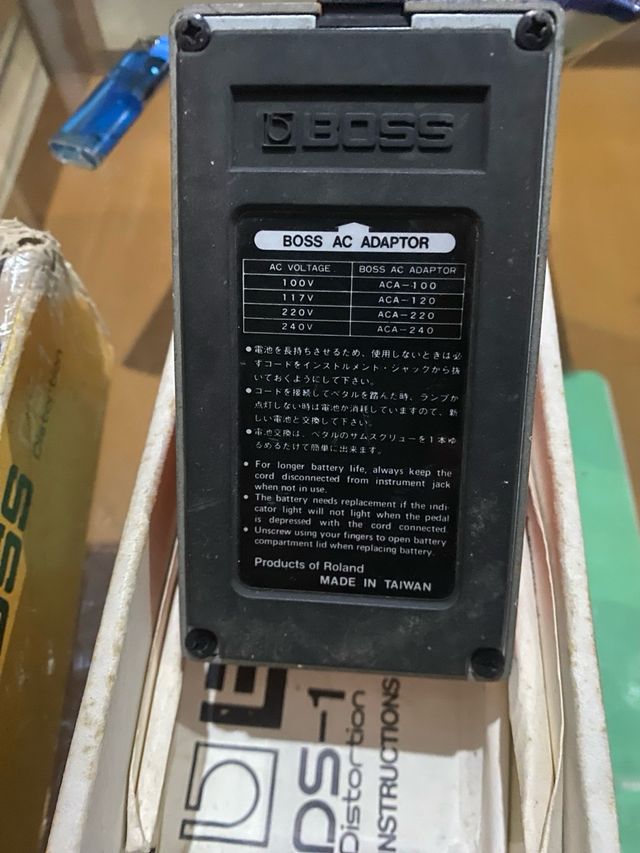 Pedal Distorsión Boss DS-1 año 1988