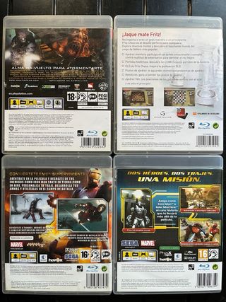 Juegos PS3 12€/unidad