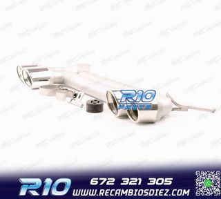 ESCAPE CON COLAS BMW F30 F31 11-18 LOOK M DOBLE
