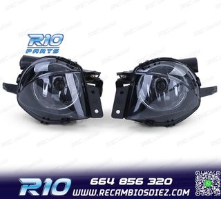 FAROS ANTINIEBLAS BMW E90 E91 05-08 NEGRO AHUMADO