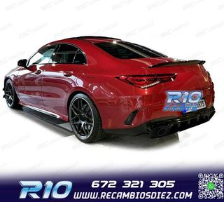 DIFUSOR MERCEDES CLA C118 19- AMG NEGRO BRILLO + COLAS ESCAP
