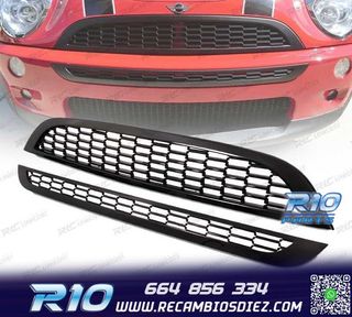 PARRILLA MINI COOPER S 01-06 NEGRO BRILLO