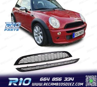 PARRILLA MINI COOPER S 01-06 NEGRO BRILLO