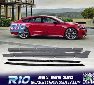 TALONERAS AUDI A7 18- LOOK RS7 ABS