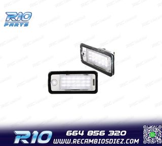 LUCES MATRÍCULA LED AUDI A4 S4 B6 00-04