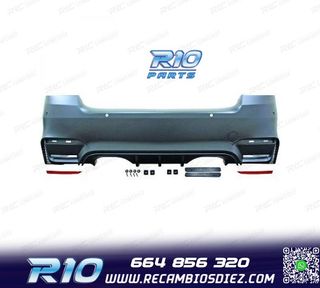 PARAGOLPES TRASERO BMW E92 E93 06-14 LOOK M4 EVO4