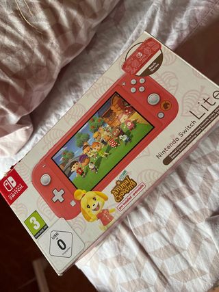 Nintendo Switch Lite Animal Crossing Edizione rosa