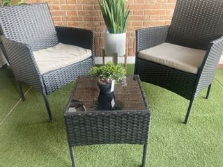 conjunto de terraza