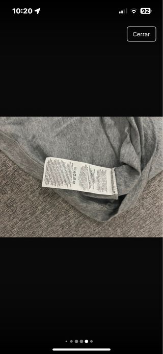 Camiseta Nike Gris Talla M