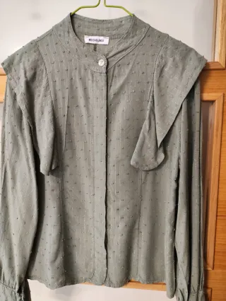 Camisa MECCABLANCA hilo metalizado
