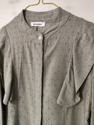 Camisa MECCABLANCA hilo metalizado