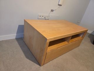 Mueble TV madera con almacenaje