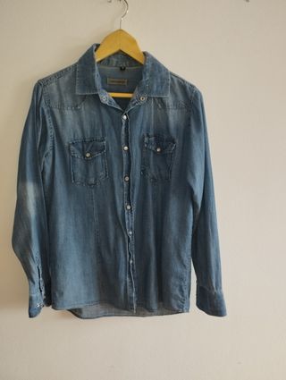 Camisa vaquera JACK&JONES azul mujer