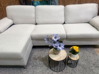 Sofa chaise longue con brazos siesta