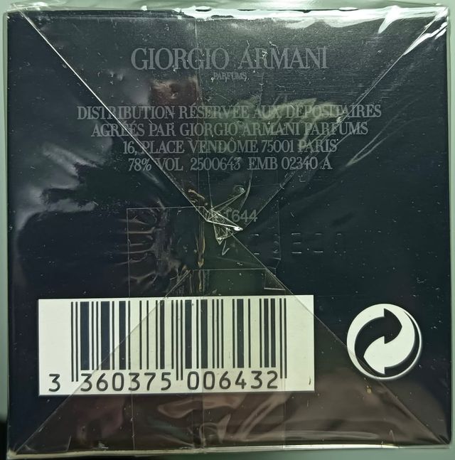 Armani Code 125ml (Edición antigua)