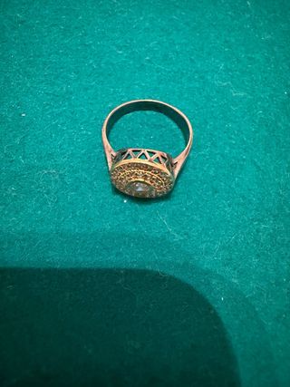 Anillo Vintage Plata 925 con Piedra