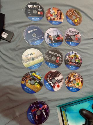 Lote Juegos PS4: FIFA, Call of Duty, Crash