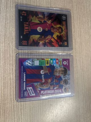 Lote 2 Cromos Lamine Yamal FC Barcelona