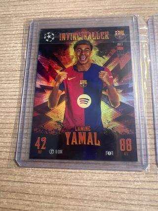 Lote 2 Cromos Lamine Yamal FC Barcelona