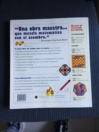 Gran Libro De Juegos Para La Mente, El