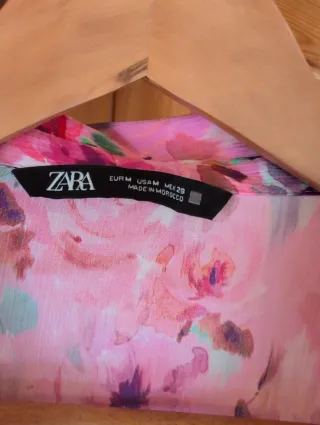 Blusa floral rosa