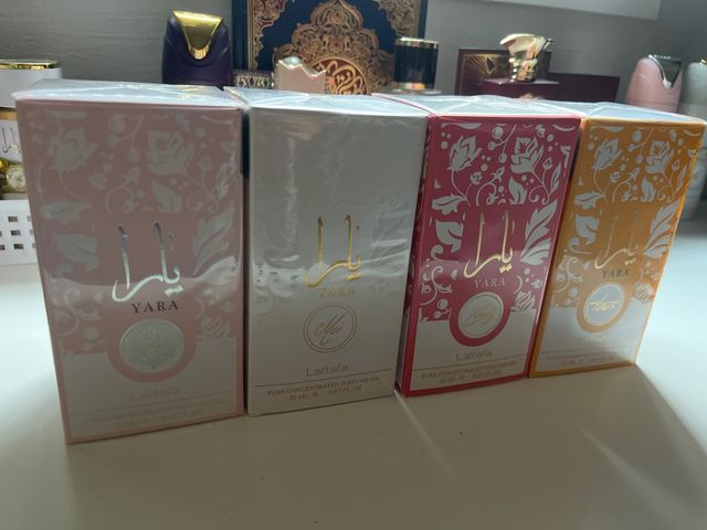 Lattafa Yara Aceites Perfume (4 uds) pack 75€