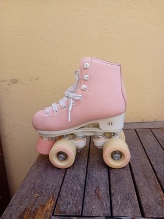 Patines artísticos rosas talla 31