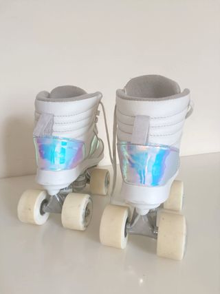 Pattini OXELO Decathlon n.33 bianchi