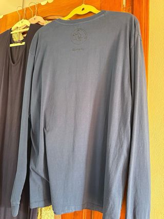 Camiseta Desigual azul con estampado de gato astro
