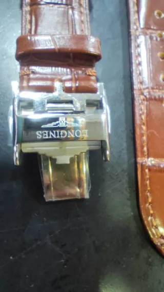 Correas de piel Omega 20mm marrones