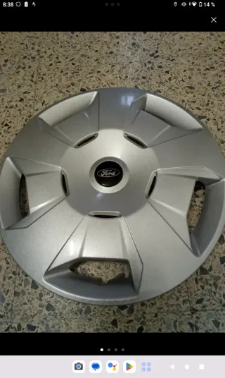 Tapacubos Ford Plateado